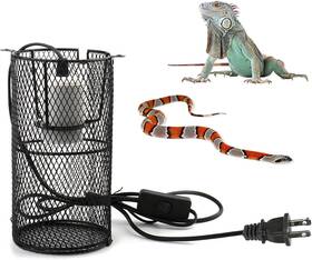 -us 445014743704 Reptile Heat Lamp Guard Ceramic Emitter Basking Heater Acce