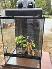 00000 Large Tall Exo-terra Exo Terra Glass Terrarium Yall Reptile Amphibian With Lights 015561226073
