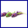 1080010456 Ourpets Three Twined Mice Cat Toys Pc Twine 780824104565