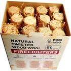 12ww50 Woodbioma Natural Twisted Wood Wool Firelighters Pieces Starter 090164796772 12ww50 Woodbioma Natural Twisted Wood Wool Firelighters Pieces Starter 090164796772