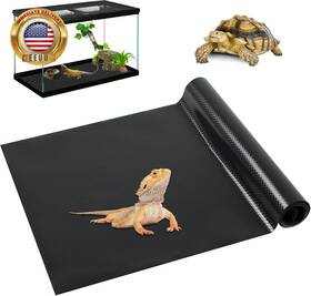 1998 445023453496 Bearded Dragon Tank Accessories Reptile Carpet Bedding Mat Terrarium Su