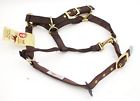 1das Smbr Hamilton Halter With Adjustable Chin Brown 013227005987