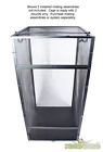 24x24x48 Screen Cage Jungle Aluminum Large Black Extra Hobbies