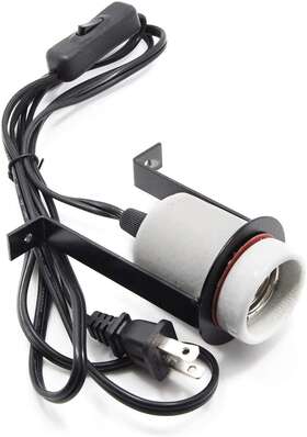 2rz 445015942991 Iruizhe Reptile Ceramic Heat Lamp Holder Pet Heater Bracket For Bulb 3