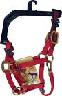 3dlas Pord Hamilton Adjustable Horse Halter With Leather Headpole 013227520718