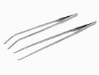 4336457428 Honbay Stainless Steel Straight And Curved Tweezers Nippers Feeding Tongs