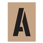 4336893005 Reusable Carded Number Letter Stencil 696233665095