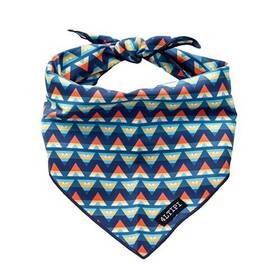 4ltipi 198715538083 Dog Bandanas Double Layered Blue Seamless Design Adjustable Soft Durable An