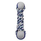 53004f  Mammoth Flossy Chews Braided Bone With Tennis Balls 746772530047