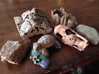 6-pre-owned Unknown Terrarium-aquarium Decrative Accessory Lot