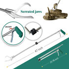 636431898468 Iclover Aluminum Reptile Snake Tongs Stick Grabber Foldable