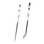 661083157038 Huyaya Reptile Feeding Tongs Stainless Steel Straight And