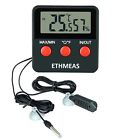 718460586766 Ethmeas Digital Thermometer And Hygrometer For Reptiles Terrarium 718460586766 Ethmeas Digital Thermometer And Hygrometer For Reptiles Terrarium