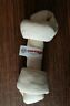 750031002107 Natural Rawhide White Knot Dog Chew To Inch