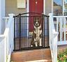 891618001837 Carlson Pet Products Outdoor Gate With Small Door