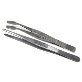 A2z-10295-2xflat A2z Scilab A2z-2 Pcs Flat Tip Blunt Serrated Tweezers Feeding Tongs Stainless Steel A2z-10295-2xflat A2z Scilab A2z-2 Pcs Flat Tip Blunt Serrated Tweezers Feeding Tongs Stainless Steel