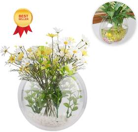S1n73171 Acjryo 2pack Wall Hanging Fish Tank Mounted Bowl Betta 2pcs Transparent