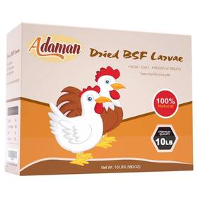 Ad-11-bsfl Adaman Dried Black Soldier Fly Larvae 10 Lbs-100% Pound Pack Of 1