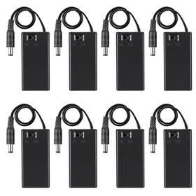 Aediko 687117700735 8pcs 9v Battery Holder With On/off Switch Case W