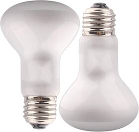 Aiicioo 445008231200 Reptile Basking Light Bulb - 50w Heat Lamp 2 Pack Uva Daylight A
