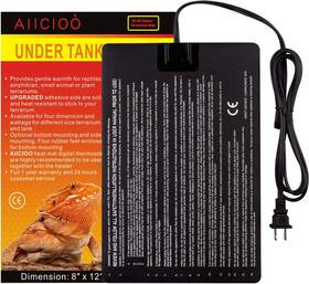 Aiicioo 445039871840 Reptile Heating Pad - Hermit Crab Heater Heat Mat For Reptiles Snake Liz