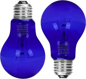 Ai-bu-40 Aiicioo Dimmable Reptile Heat Lamp - 40 Watt Daylight Blue Bulb Dimming Basking