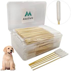 Ty-cwyp01 Akoslale Dog Ear Cleaning Qtips 200pcs 6 Inch Long Cotton Swabs For Dogs -