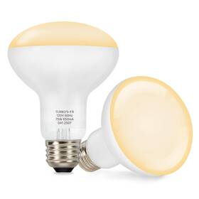 A-us-25030501 Alampever 2 Pack Reptile Heat Bulb 75w Basking Light For Bearded Dragon E26