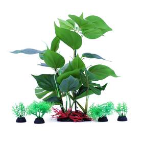 Alegi 727597976944 Aquarium 12 Inch Silk Plants For Betta Fish Tank Underwater Aquatic Wa