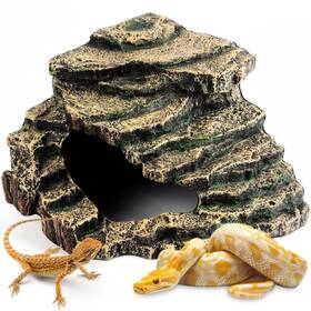 405l AmbrosÍ A Store Reptile Hides And Caves Bearded Dragon Hideout Extra Large Basking Platform
