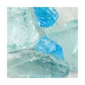 American Specialty 799665552794 Caribbean Mix Landscape Glass Large 50 Lb Bag