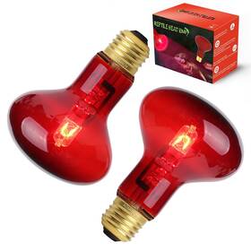 100w Aomryom 345932695376 2 Pack Infrared Heat Lamp Bulb Red Light Bulbs For Pet Lizards Bear