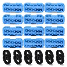 Aoogitf S5-8 8 Official Cat Water Fountain Filters 24 Packs 12 Sponges Fo