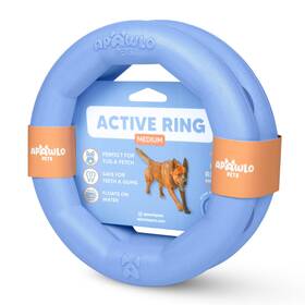 Apawlo Pets 369900019194 Set Of 2 Active Dog Toy Rings - Floating For Outdoor Play Training