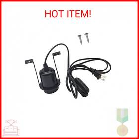 Aplayfulbee 750748826638 Reptile Light Fixture Heat Lamps E27 Base Uvb Dome Li
