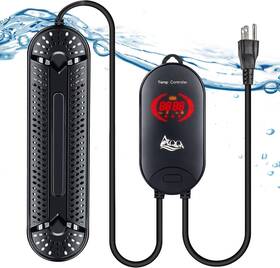 Gus-aq029 Aqqa Aquarium Heater 800w For 80-220 Gallon Submersible Fish Tank H... Fast Ship