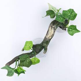 Aqua Kt 414773587699 Reptile Corner Branch Terrarium Plant Decoration With Suction Cup For Amphibi