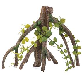 Aqua Kt 414773588597 Reptile Corner Climbing Branch With Plant Snake Climb Tree For Bearded Dragon
