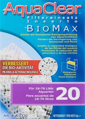 A1370a1 Aquaclear Aqua Clear 20 Biomax Aquarium Filter Replacement Media