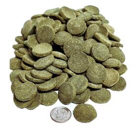 Aquatic Foods Inc. 840436735189 18mm - 3/4 Inch Sinking Wafers Of Algae And Spirulina Ideal For