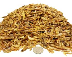 Aquatic Foods Inc. 840436739606 5oz Red Shrimp 3/8 Inch To 1/2 Freeze Dried Floating