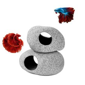 Yr804 Aquazoo Premium Fish Tank Decorations Betta Accessories For Cichlid
