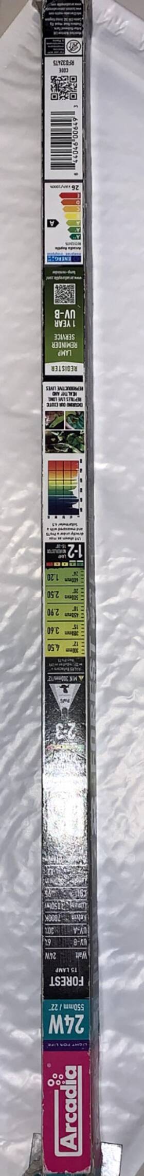 Arcadia 844046006493 Pro T5 Uvb Kit 6% - 24w Light Bulb