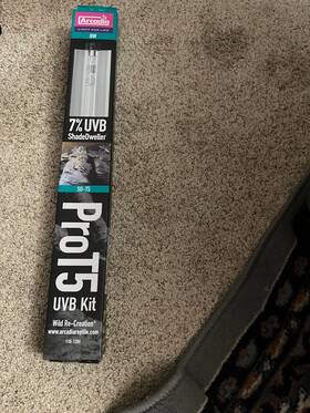 Prot5 Arcadia Reptile 060127656578 7% Uvb Kit Brand New In Hand 8w