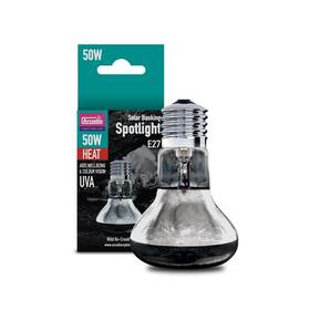 Arcadia Rsbs50z Solar Basking Spotlight 50w Focused Beam Uva Light Reptile Heat Lamp Bulbs