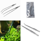Asinukgghjhg5114 Stainless Steel Straight Curved Tweezers Nippers Feeding Tongs 6957316642797