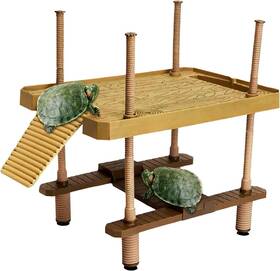 01us-4-tbp-3zh1000 Atb-gift Large Turtle Basking Platform Floating Dock For Tank Size L