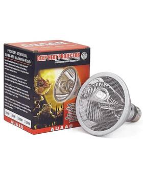 Auaaq 717664280548 50w Deep Heat Infrared Projector Lamp For Reptiles Emits Both A And B