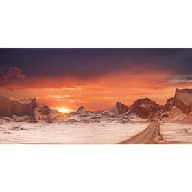 18x0.45nbk24129nam Awert 72x18 Inches Sun And Desert Terrarium Background Orange Reptile Habitat