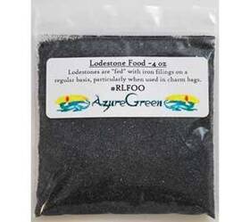 Azuregreen 616919086747 Magical Supplies Lodestone Food 4oz Good Luck Prosperity Healing Black
